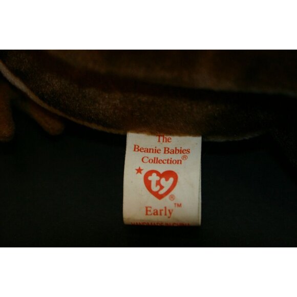TY Beanie Baby Early Robin Bird 1998 errors rare 4190 brown red - Picture 8 of 10